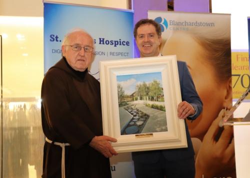 Fr Dan Joe O'Mahony with Fintan Fagan, CEO, St Francis Hospice Dublin